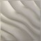 Ekena Millwork 19 5/8in. W x 19 5/8in. H Modern Wave EnduraWall Decorative 3D Wall Panel Covers 2.67 Sq. Ft. WP20X20MWBAL - alternate 1